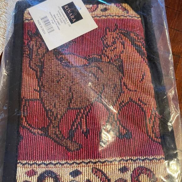 Kinara running Horses tapestry pot holder NEW in package - Picture 6 of 6